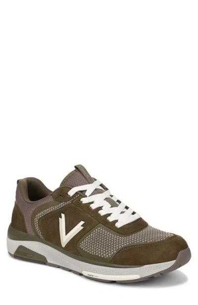 Vionic Wide Width Walk Stride Knit Sneaker In Green