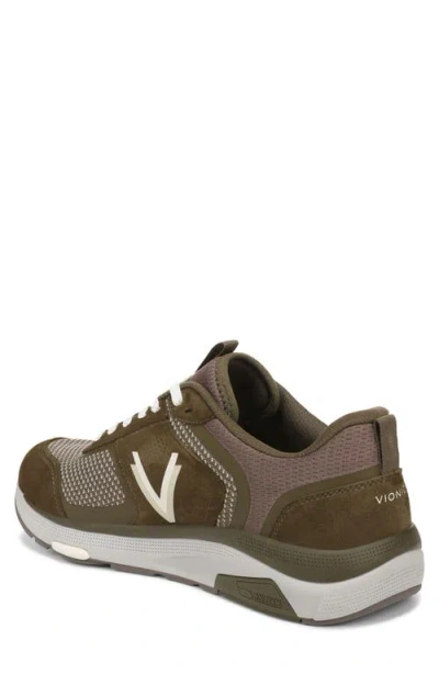 Vionic Wide Width Walk Stride Knit Sneaker In Green