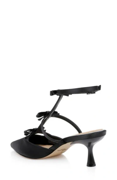 Jewel Badgley Mischka Women's Elisabetta Bow Pointed Toe Pumps In Black