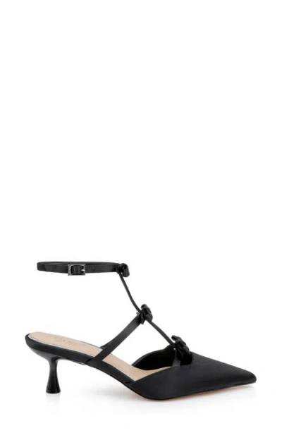 Jewel Badgley Mischka Women's Elisabetta Bow Pointed Toe Pumps In Black