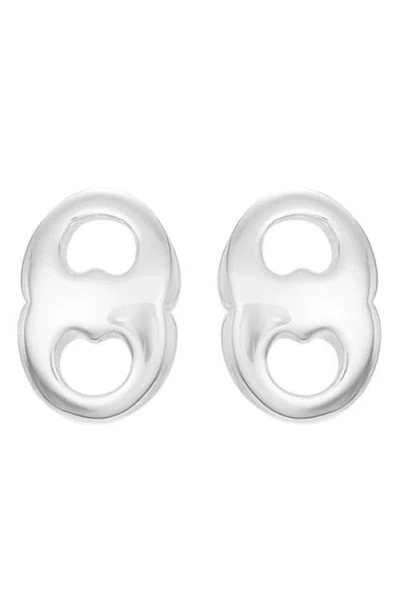 Tory Burch Gemini Link Stud Earrings In Metallic