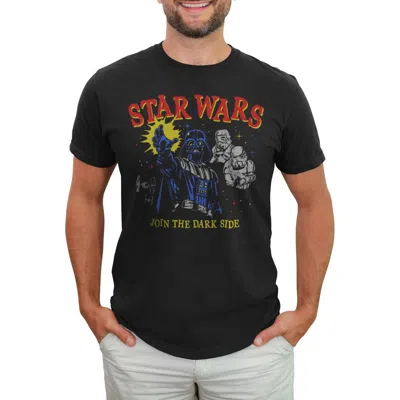 Star Wars Retro Join The Dark Side  Graphic T-shirt In Black