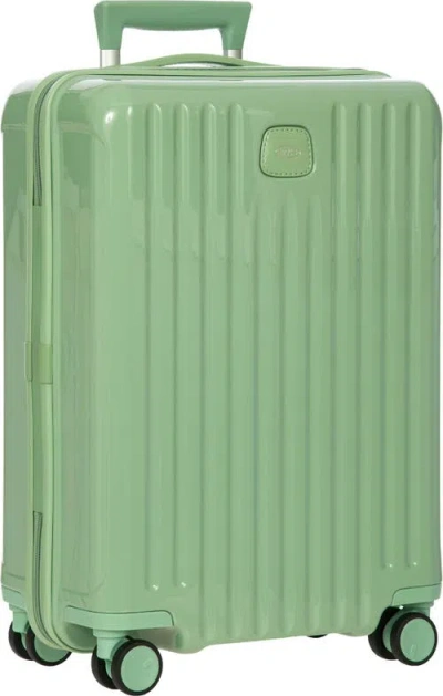 Bric's Positano 21 Carry On Spinner Suitcase In Green