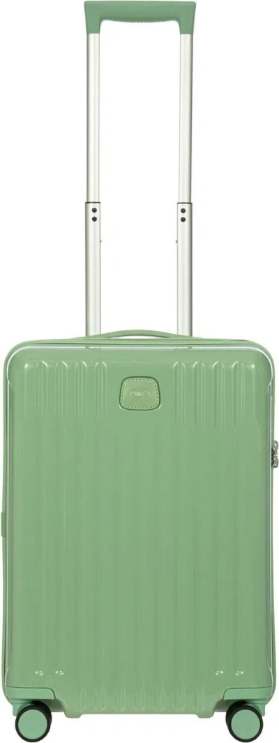 Bric's Positano 21 Carry On Spinner Suitcase In Green