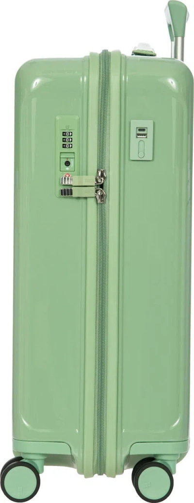 Bric's Positano 21 Carry On Spinner Suitcase In Green