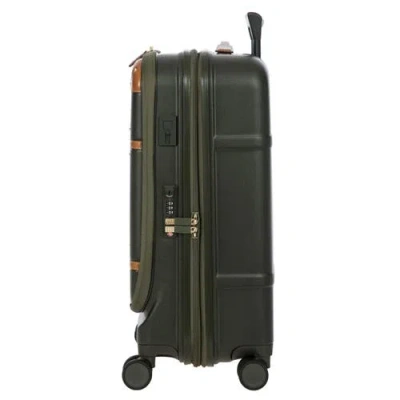 Bric's Bellagio 3.0 21" Carry-on Expandable Spinner W/pocket In Green