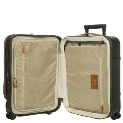 Bric's Bellagio 3.0 21" Carry-on Expandable Spinner W/pocket In Green
