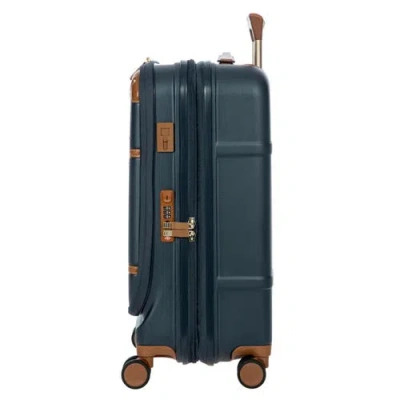 Bric's Bellagio 3.0 21" Carry-on Expandable Spinner W/pocket In Blue