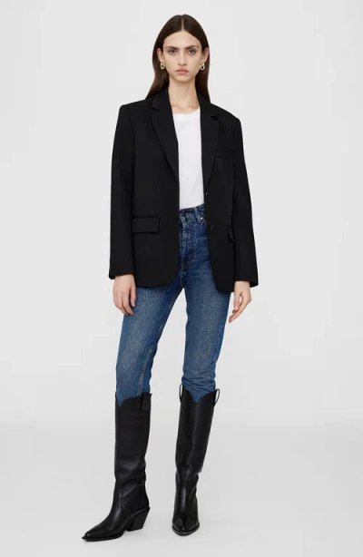 Anine Bing Tall Tania Boot In Black