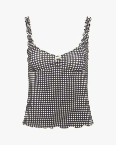 Weworewhat Lettuce Edge Tank In Black