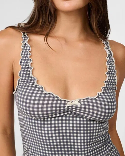 Weworewhat Lettuce Edge Tank In Black