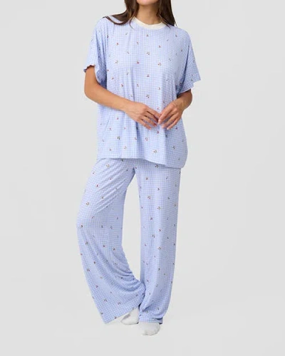 Weworewhat Sleep Pull-on Pants In Blue