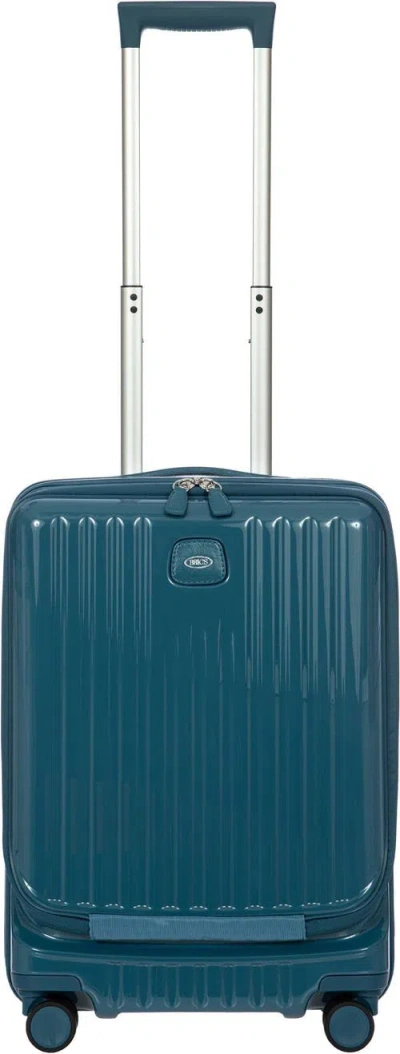 Bric's Positano 21" Carry-on Expandable Spinner W/pocket In Green