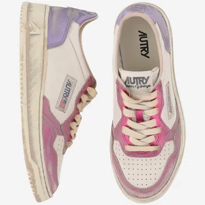 Autry Low Top Sneakers Contrasting Inserts In Multi