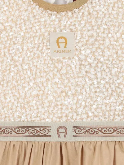 亮片缀饰针织连衣裙