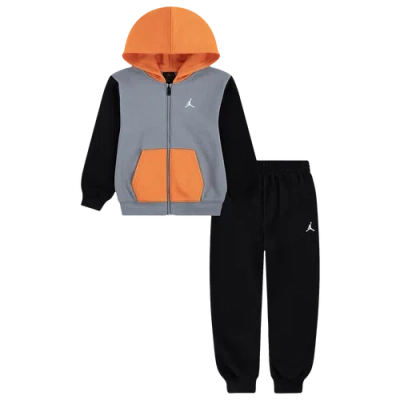 Jordan Boys Preschool   Brooklyn Fleece Full Zip Set In Multi