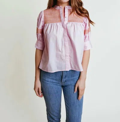 Laroque Sutton Blouse In Pink In Pink