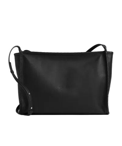 Bottega Veneta Corriere Messenger In Black