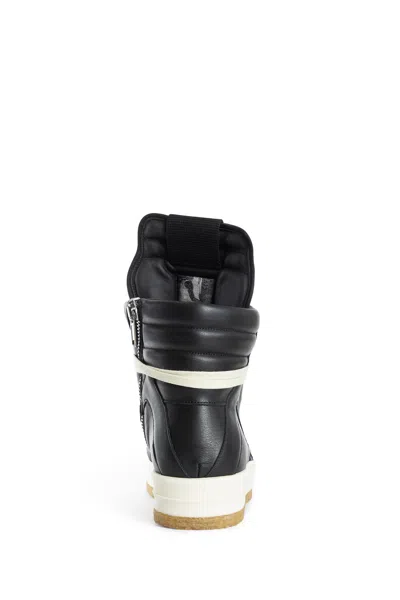 Rick Owens Creep Geobasket High-top Casual Shoes In Black