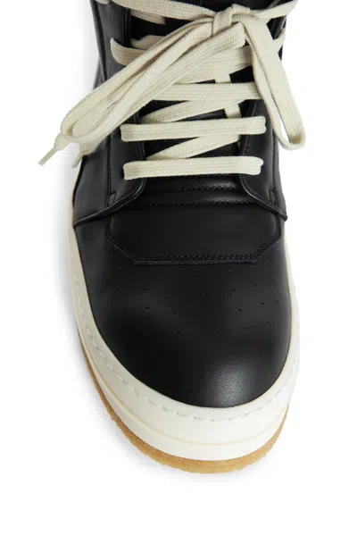 Rick Owens Creep Geobasket High-top Casual Shoes In Black