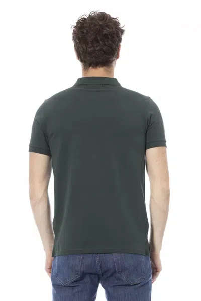 Baldinini Trend Green Cotton Men Polo Men's Shirt In Green