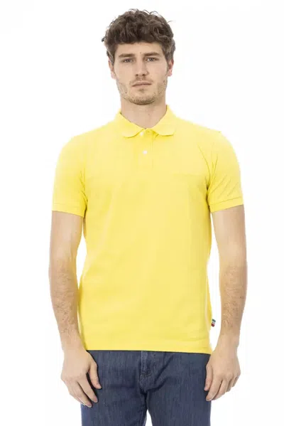 Baldinini Trend Yellow Cotton Men Polo Men's Shirt In Yellow