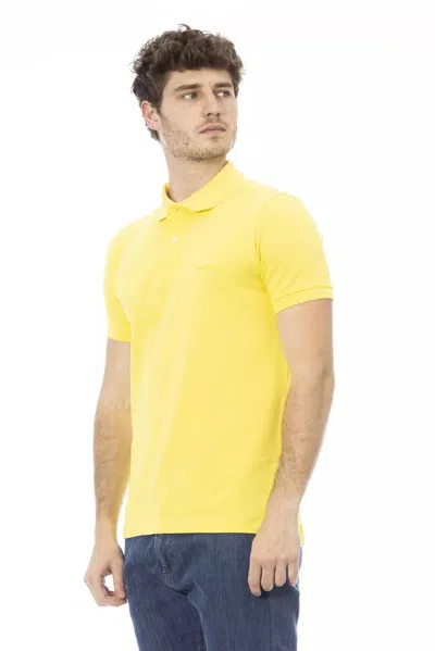 Baldinini Trend Yellow Cotton Men Polo Men's Shirt In Yellow