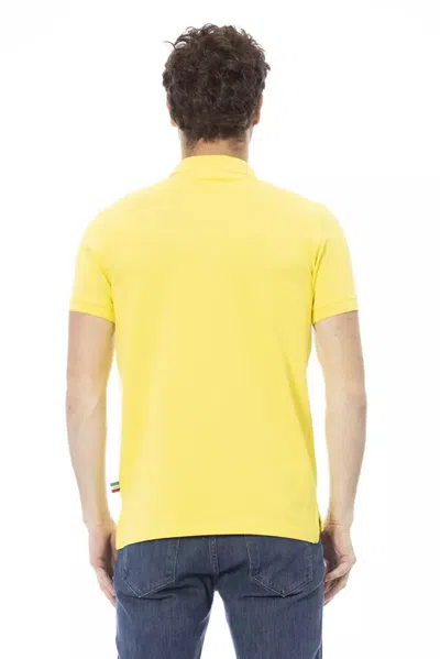Baldinini Trend Yellow Cotton Men Polo Men's Shirt In Yellow