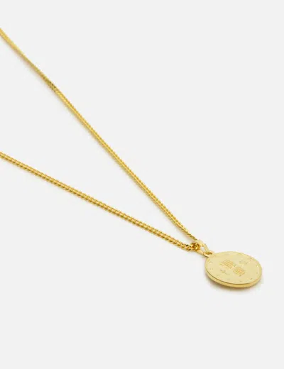 Wacko Maria Coin Necklace ( Type-2 ) In Gold