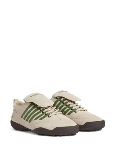 Dsquared2 Round Toe Low-top Casual Shoes In Multi
