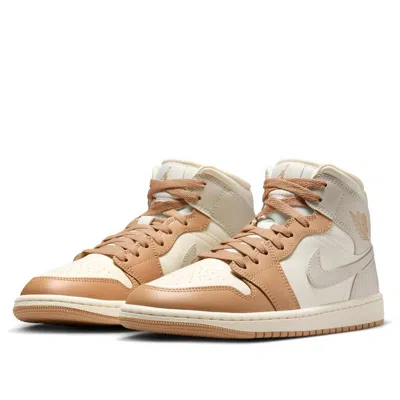 Air Jordan (wmns)  1 Mid 'pale Ivory' In Neutral