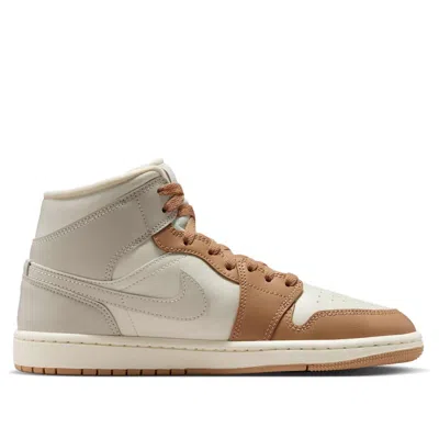 Air Jordan (wmns)  1 Mid 'pale Ivory' In Neutral