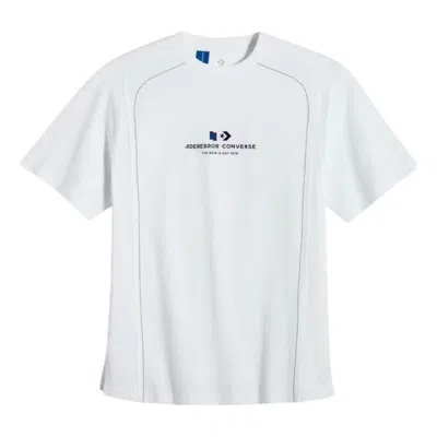 Converse X Ader Error Embroidered-logo T-shirt In White