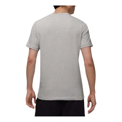 Air Jordan Air T-shirt 'grey Heather Black' In Gray