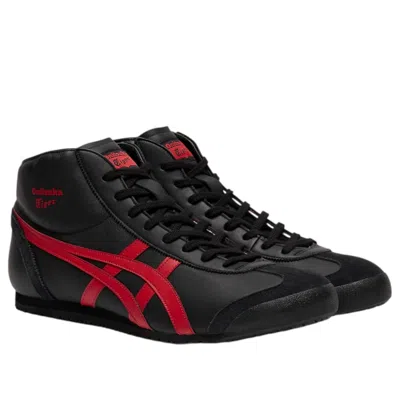 Onitsuka Tiger Mexico Mid Runner 'black Classic Red'
