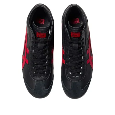 Onitsuka Tiger Mexico Mid Runner 'black Classic Red'