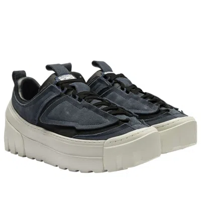 Onitsuka Tiger Chunky Runner Lo 'iron Navy Black' In Blue