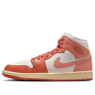 Air Jordan (wmns) 1 Mid 'madder Root' In Orange