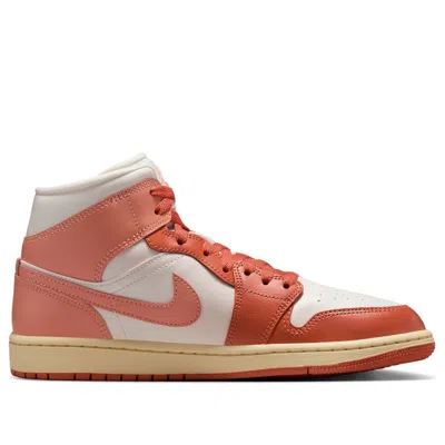 Air Jordan (wmns) 1 Mid 'madder Root' In Orange