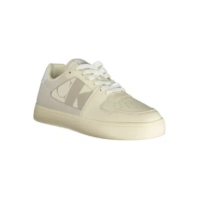 Calvin Klein White Polyethylene Men Men's Sneaker In White
