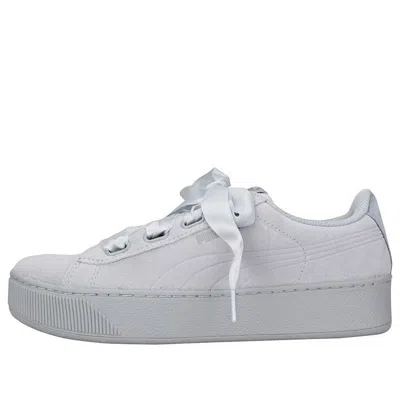 Puma (wmns)  Vikky Platform Ribbon Grey/white In Multi