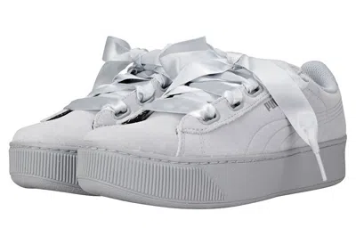 Puma (wmns)  Vikky Platform Ribbon Grey/white In Multi