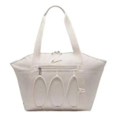 Nike One Training Tote Bag 'beige' In White