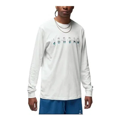 Air Jordan Long Sleeve T-shirt 'white'