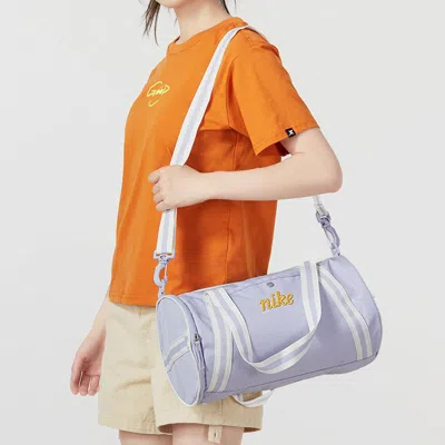 Nike Heritage Retro Duffel Bag 'purple' In Multi