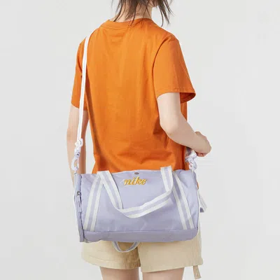 Nike Heritage Retro Duffel Bag 'purple' In Multi