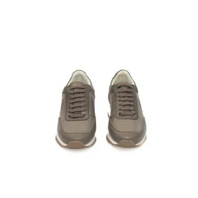 Cerruti 1881 Beige Cowhide Women Women's Sneaker In Sand