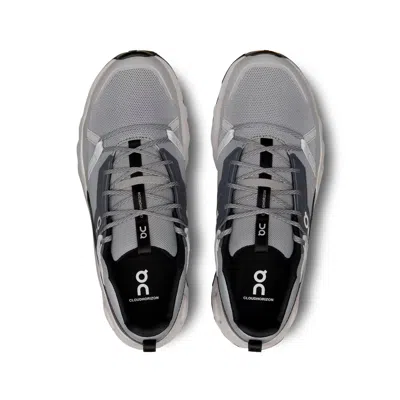 On Mesh Upper Rubber Sole Sneakers In Gray