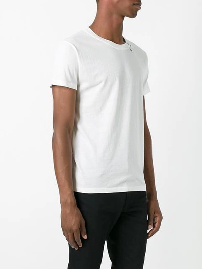 Shop Saint Laurent T-shirt Mit Sterne-print In White