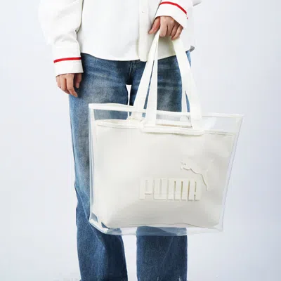 Puma (wmns)  Core Twin Shopper Bag 'beige' In White